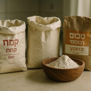 סוגי קמח לאפייה: קמח לחם, רגיל וכוסמין - מה ההבדל?